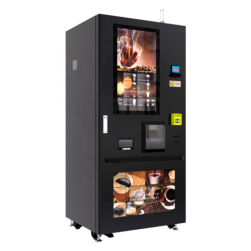 commercial fresh ice coffee machine vending machine with ice maker