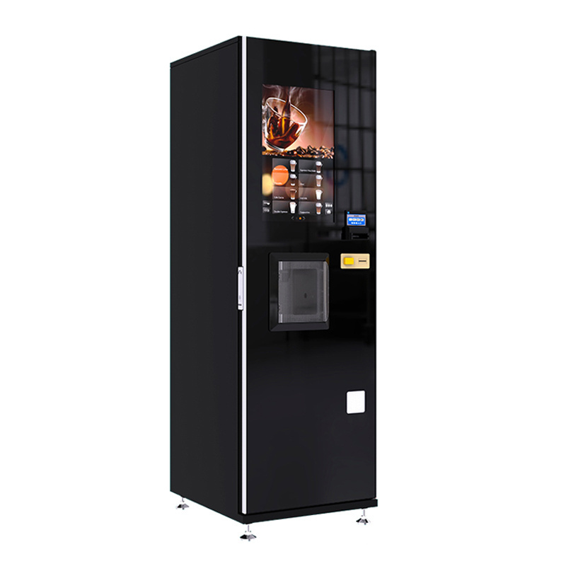 Making Hot and Cold Intelligent Automatic Cup Dispenser Coffee Grinder  Vending Machine