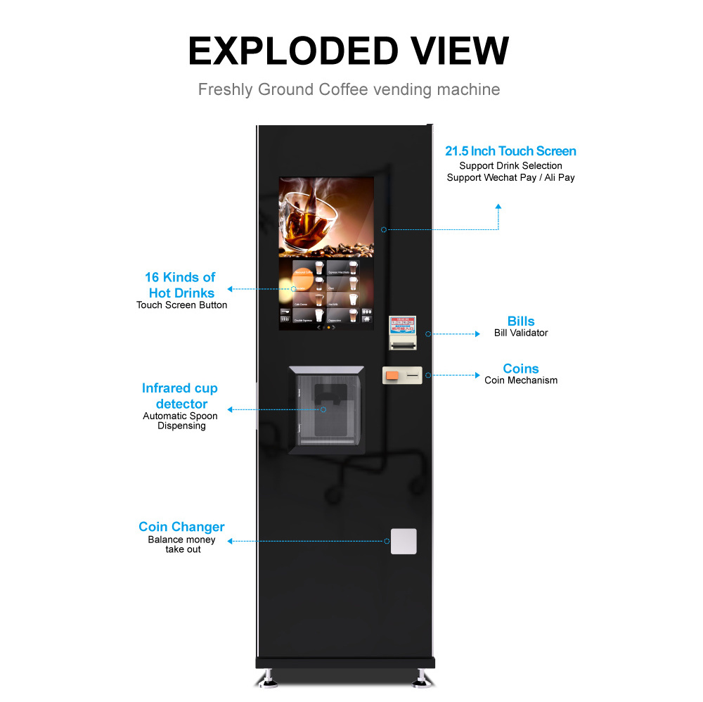 Bean to Cup espresso coffee vending machine LE308B