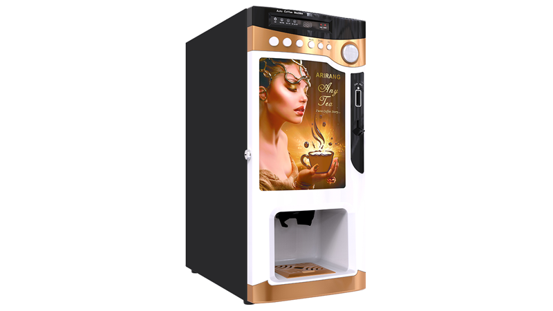 Hot Sale Professional Table Top Commercial Instant 3 Hot Drinks Coffee Vending Machine