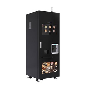 Making Hot and Cold Intelligent Automatic Cup Dispenser Coffee Grinder  Vending Machine