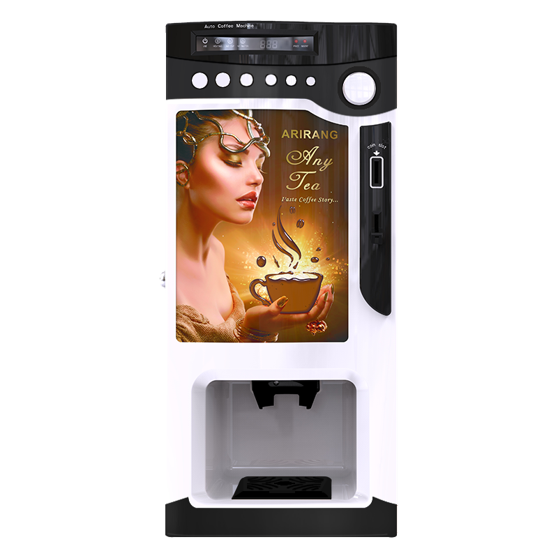 Hot Sale Professional Table Top Commercial Instant 3 Hot Drinks Coffee Vending Machine