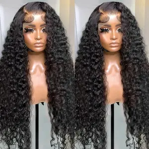 Raw Indian Hair Lace Front Wigs Wholesale 13X4 Wigs Human Hair Lace Front Glueless HD Full Lace Frontal Human Hair Wigs