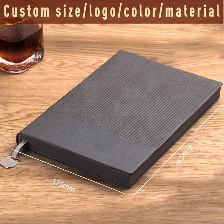 2022High quality office supply Stationery manufacturer A5 journal notebook soft cover planner Pu leather diary Business Gift box