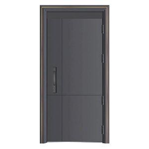 China Manufacturer House Front Door Designs Steel Entry Exterior Security Steel Door