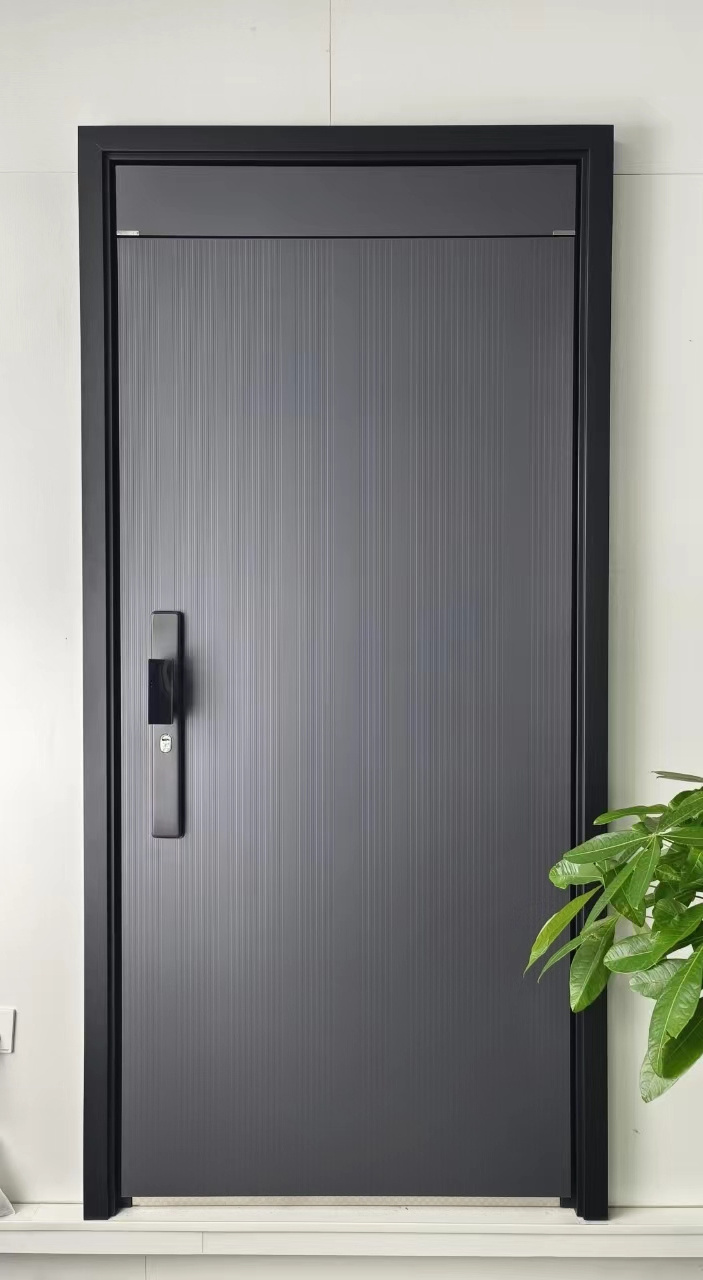 China Manufacturer House Front Door Designs Steel Entry Exterior Security Steel Door