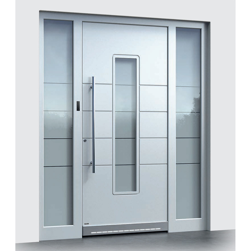 Style Main Gate Front Security Steel Door Villa Modern Large Aluminium Pivot Front Door