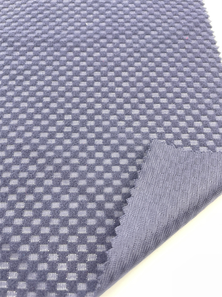 100% Polyester Fabric Hard-Wearing Squared Brushed Tricot Lining Fabric For Apparel