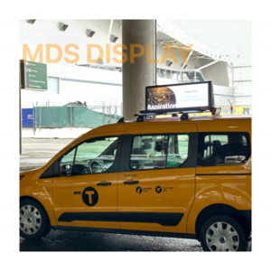 Shenzhen MDS High Brightness Waterproof Wifi  Car Roof Taxi Advertising Large Outdoor Led Billboard  P2.5 Taxi Top Led Display