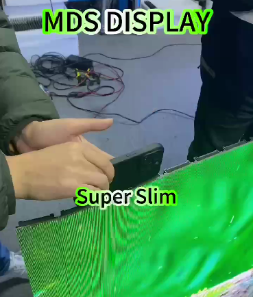 Shenzhen MDS indoor the surface is waterproof, pressure resistant, flexible screen that can be rolled up LED folding screen