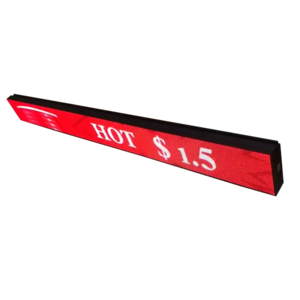 P2 Shelf LED display screen for supermarket shelf display price LED ticker Programmable text message LED moving sign