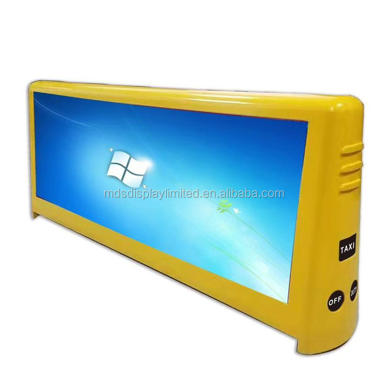 Wifi outdoor waterproof  double sides P2.5 car  roof top screen taxi top led display advertising