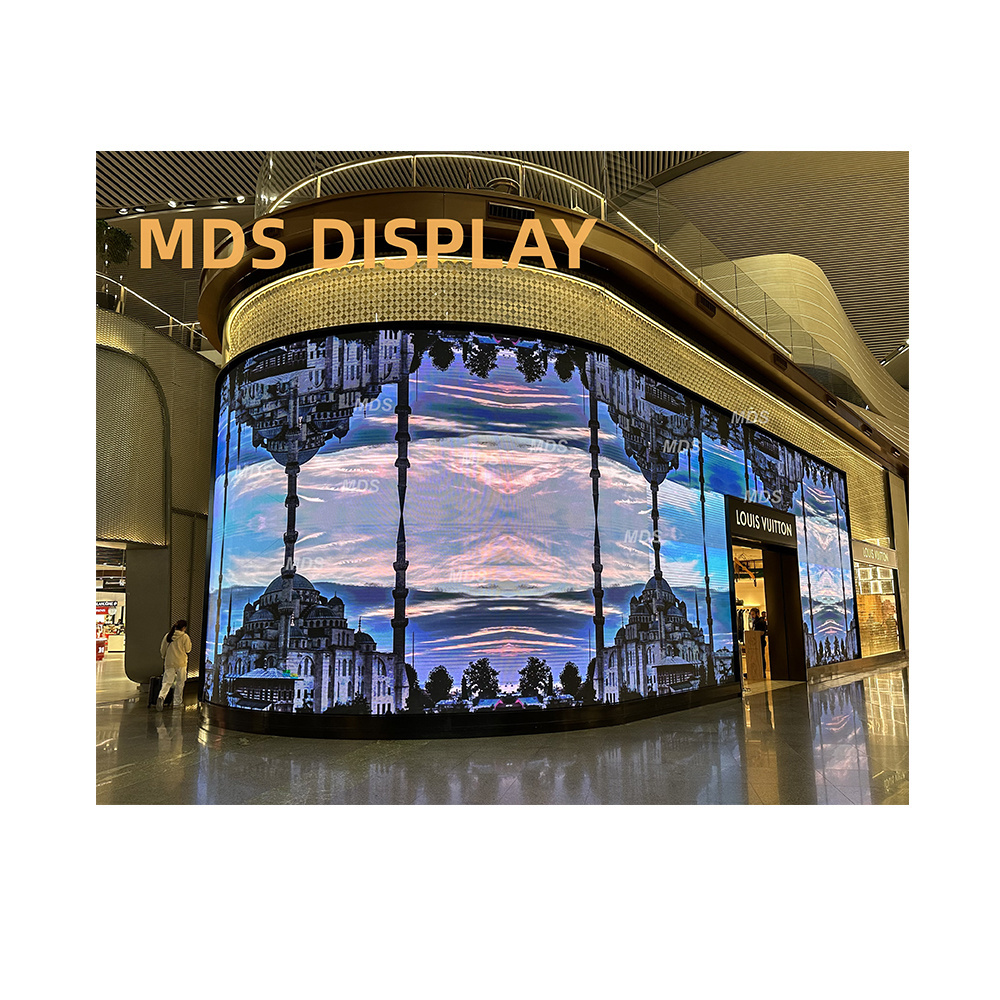 P6.66 P10 clear transparent flexible led foils ultra thin flexible film led display easy installation crystal film screen