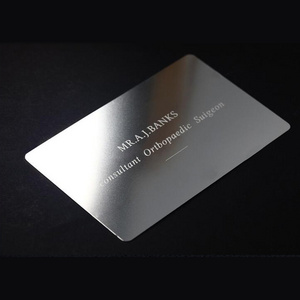 MDT   luxury laser cut engraved china matte black stainless steel magnetic stripe rose gold mirror blanks metal business card