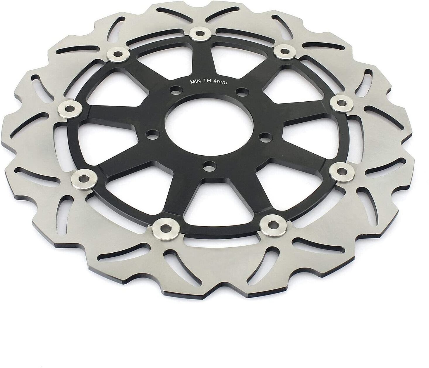 320mm Customized Stainless Steel Waved Front Floating Disc Brake Rotors for Suzuki GSXR 600 750 GSXR 1000