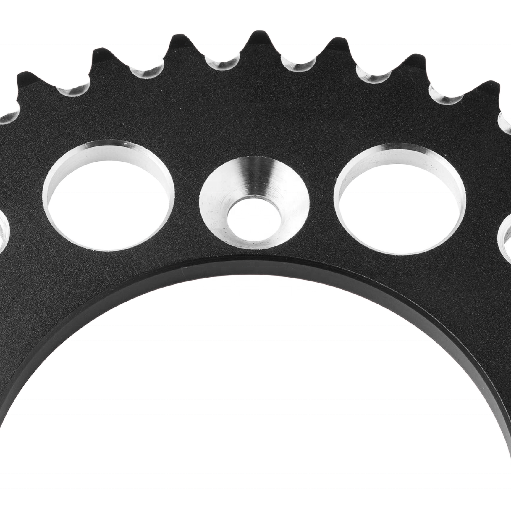 CNC aluminum sprocket with mud grooves custom motorcycle aluminum alloy sprocket for Honda CRF125 CRF100