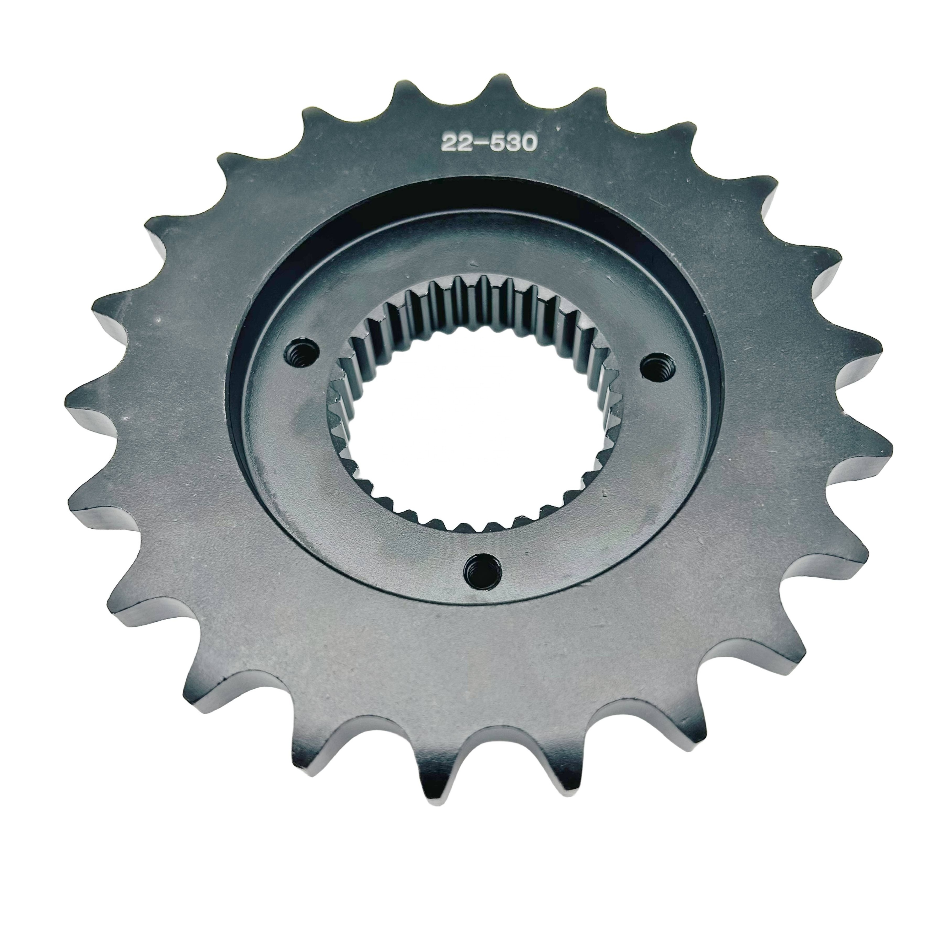 Custom Harley Chain Sprocket Drive Conversion Kit 530 O Ring Chain and Chrome Offset Sprocket Kit for Harley Davidson