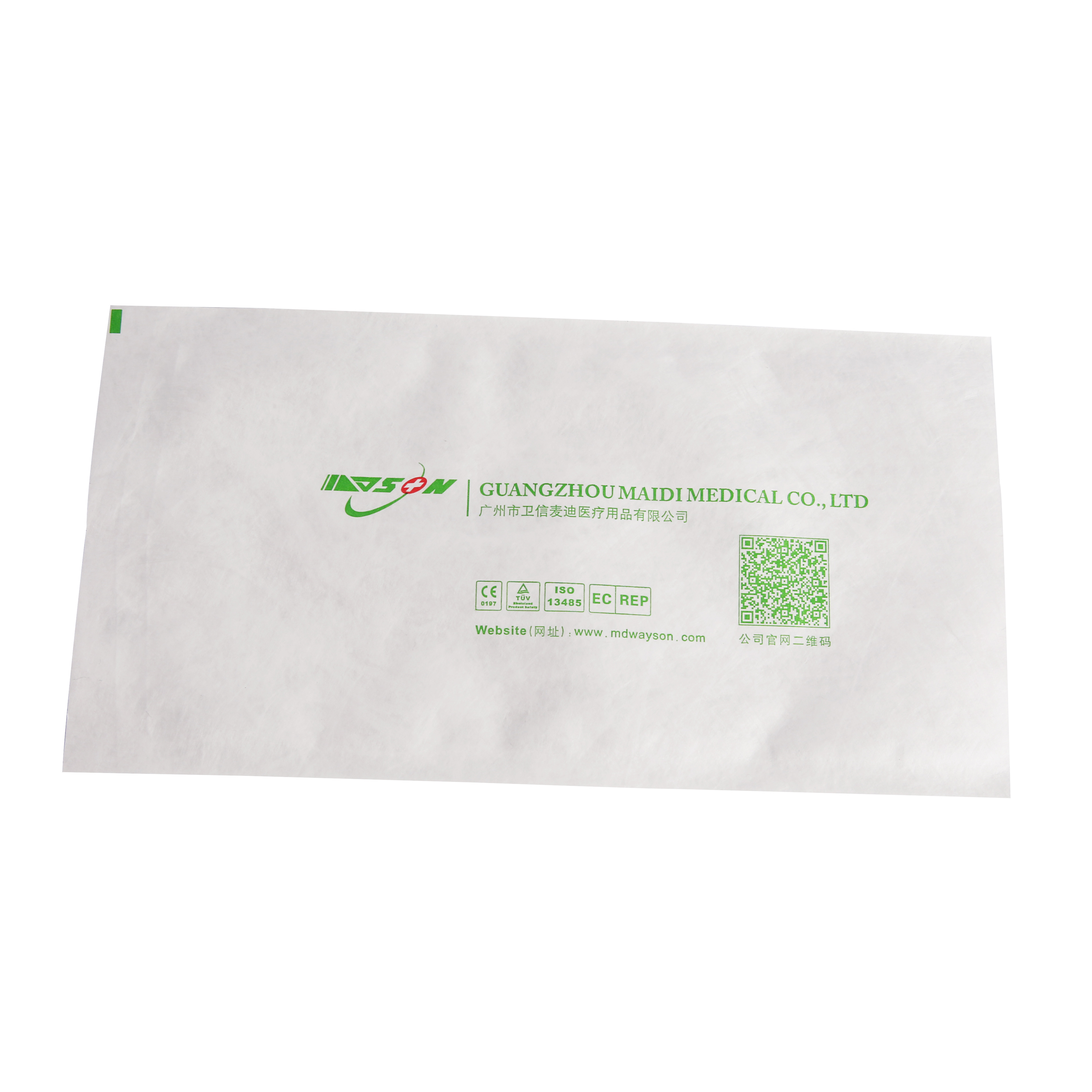 Medical Tyvek paper and transparent film heat-sealing bag for EO and plasma sterilize package