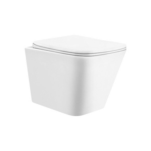 Medyag Rimless Square Gravity Flushing Wall mounted Tornado Wall Hung Toilet Bathroom Toilette