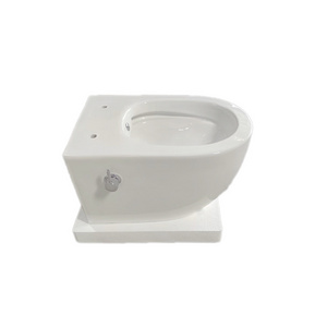 Medyag OEM New Wall Bidet Toilet Bowl European Bathroom WC Rimless P trap Commode Toilet Bidet Bowl