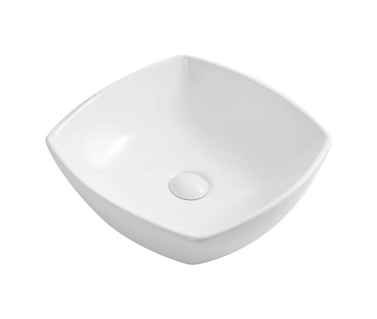 Medyag Ceramic Stone Under Mount Art Basin Modern Countertop White Porcelain Wash Basin