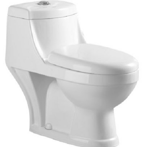 Medyag One Piece Toilet Wash Down S Trap 250mm High Quality Middle East Good Price One Piece WC Toilet