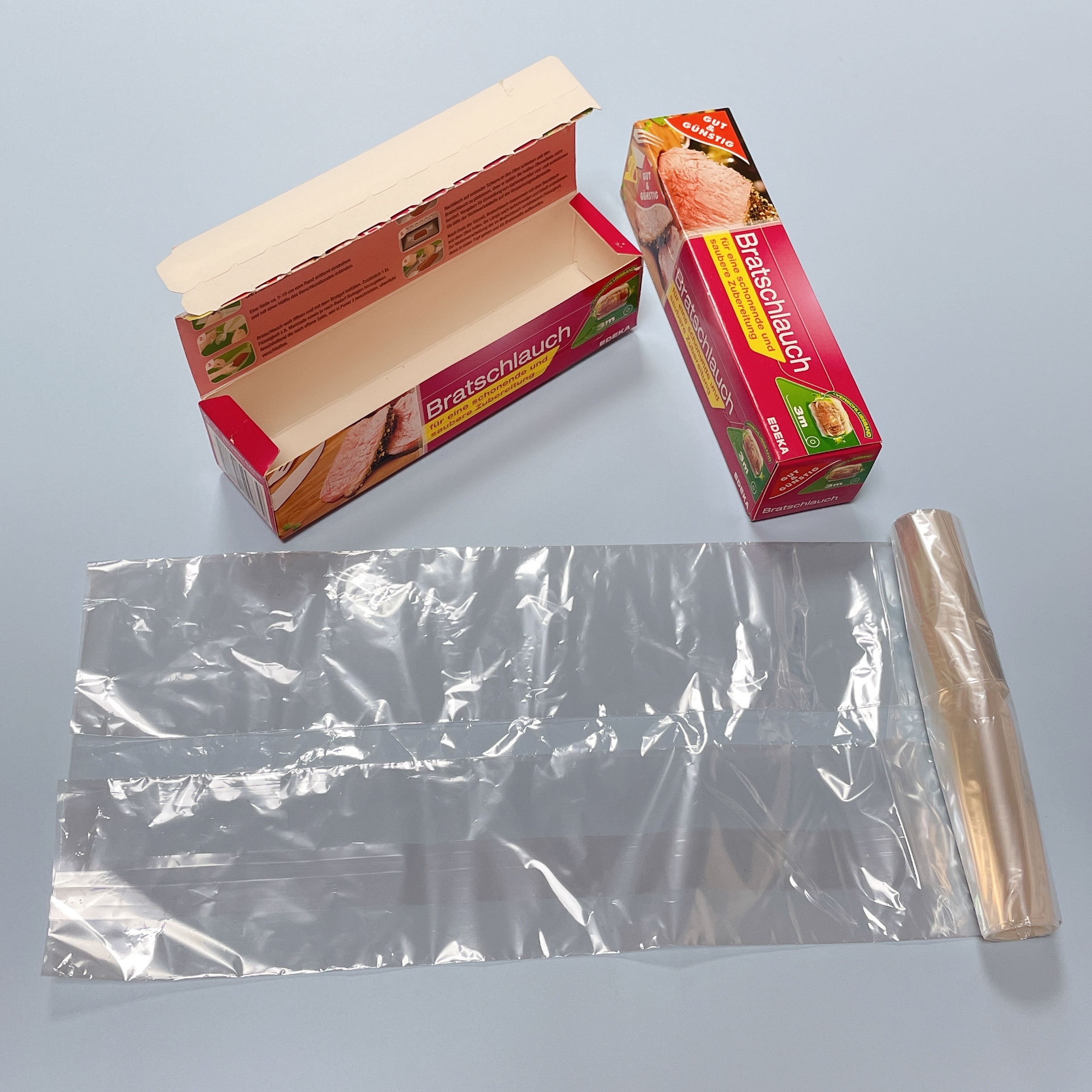 Customized Disposable Food Safe 5m Per Roll Microwave retail Cooking Turkey Food Oven Bag