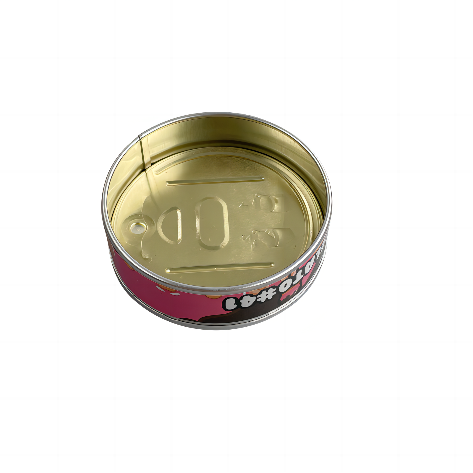 pressitin tuna gummy 3.5g black lid Self Sealed cali dry flower tin packaging small metal tin box case custom cans with lid