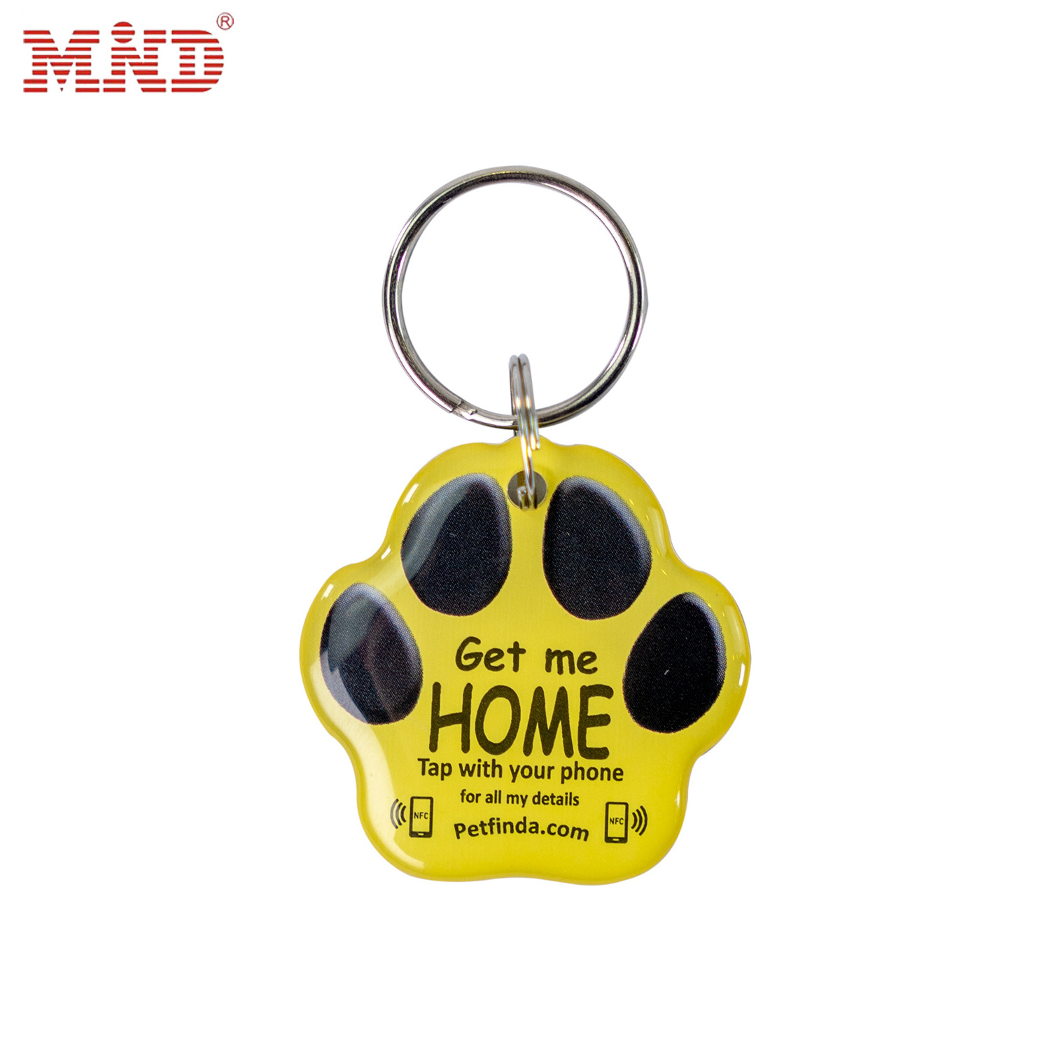 Hot Sale Waterproof QR Code Pet Tag Epoxy NFC Pet Tag RFID Epoxy NFC Dog Tag