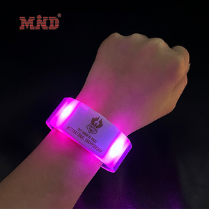 New product Light UP Led Party Bracelet Wristband  with Glow remote Control NFC Chip