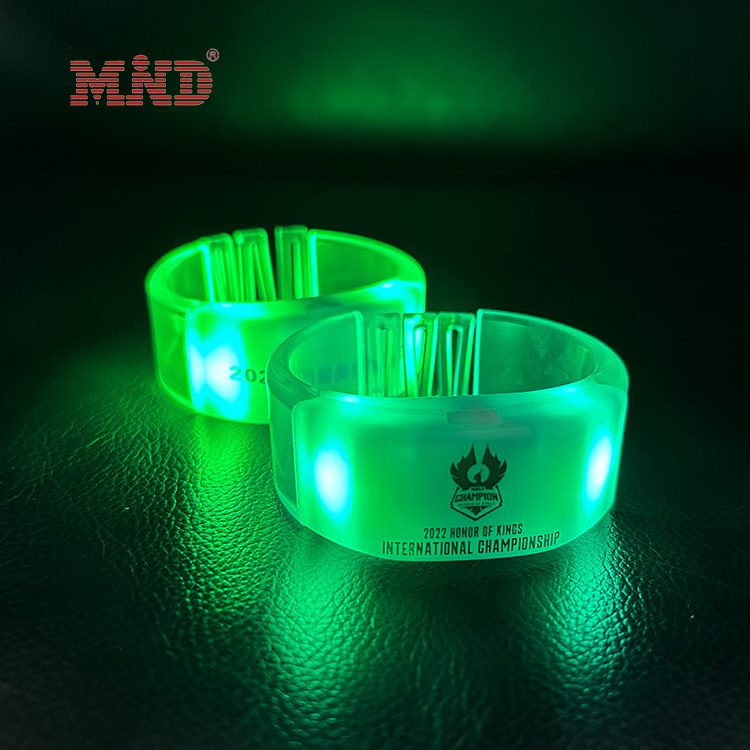 New product Light UP Led Party Bracelet Wristband  with Glow remote Control NFC Chip