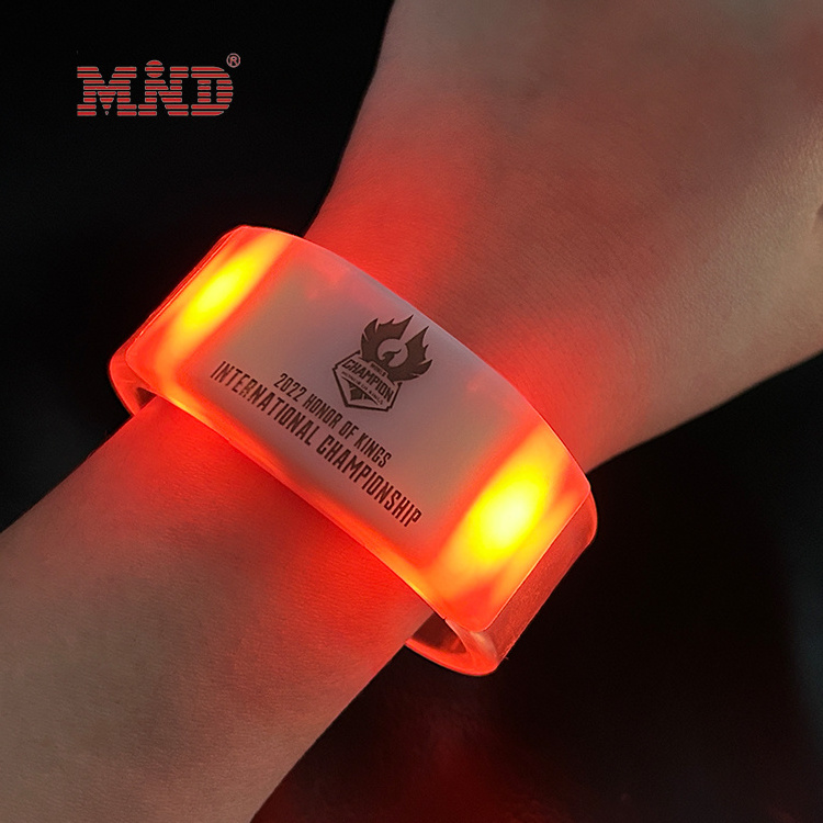 New product Light UP Led Party Bracelet Wristband  with Glow remote Control NFC Chip