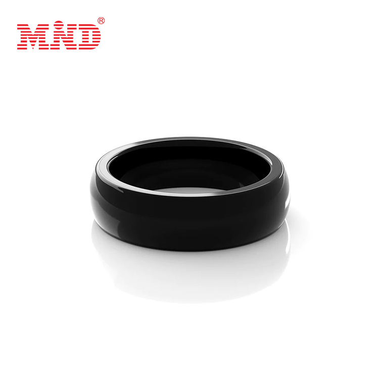 13.56Mhz Access Control Keys Waterproof NFC Smart Rings Ceramic