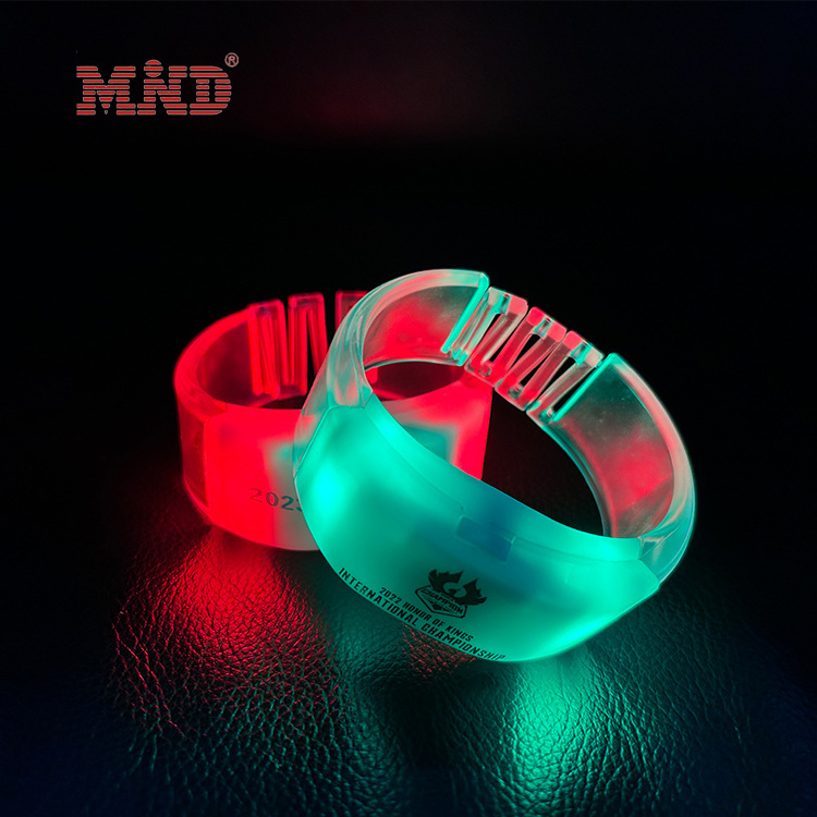 New product Light UP Led Party Bracelet Wristband  with Glow remote Control NFC Chip