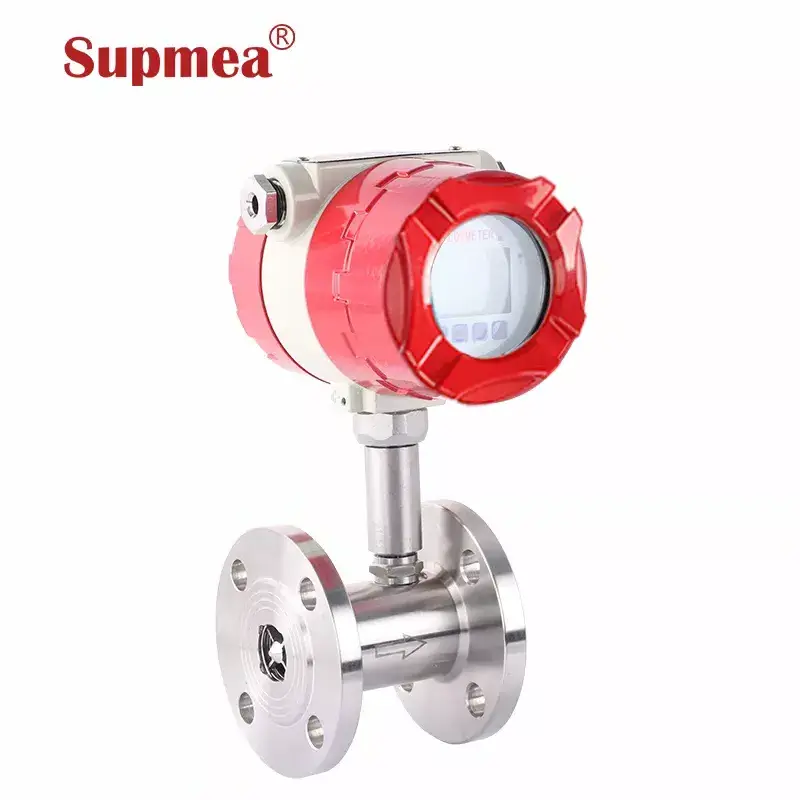 Meacon high quality 8mm stainless steel turbine flow meter  liter for gas