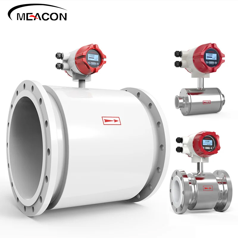 Factory online industry magnetic beer flowmeter stainless steel flow meter electromagnetic