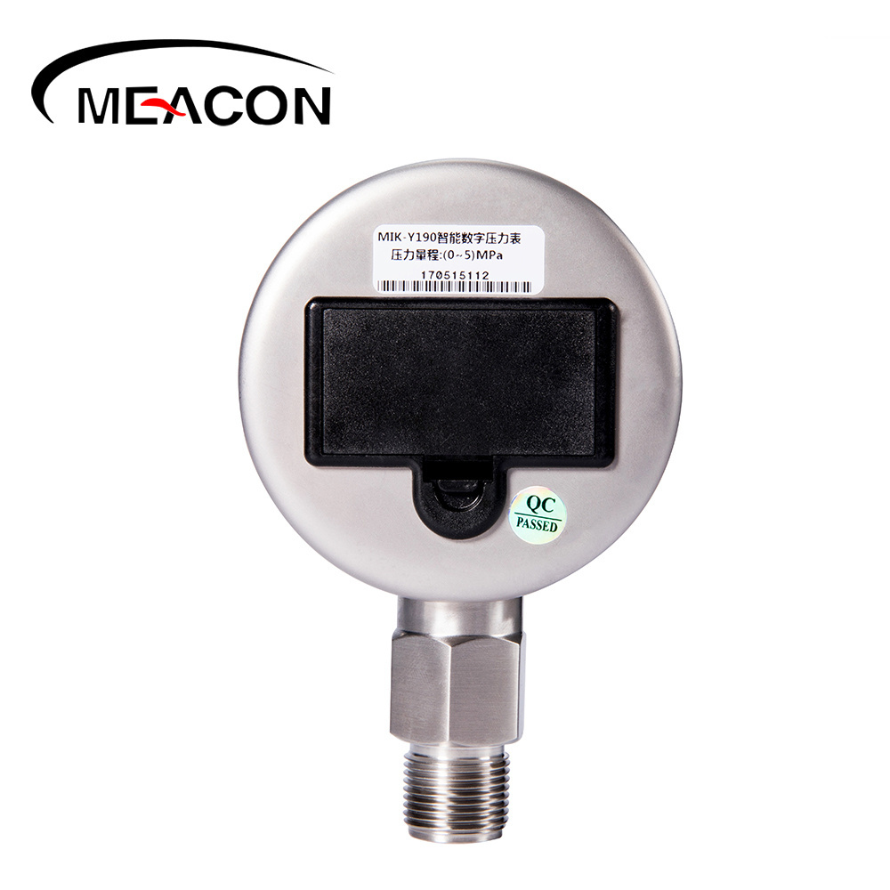 Meacon High Precision Digital Pressure Gauge 0-500Bar With Stainless steel Tire Pressure Gauge Measure Liquid And Oil