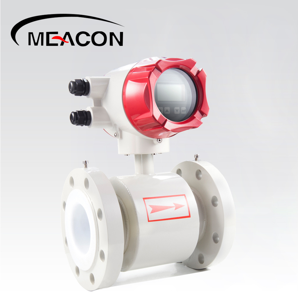 Widely used water measurement electromagnetic clamp on insertion flow meter for diesel fuel