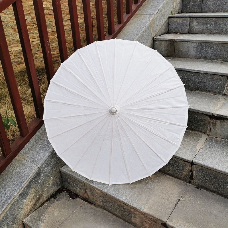 China Factory Direct Sale Lovely Oil Painting Paper Umbrella for Wedding