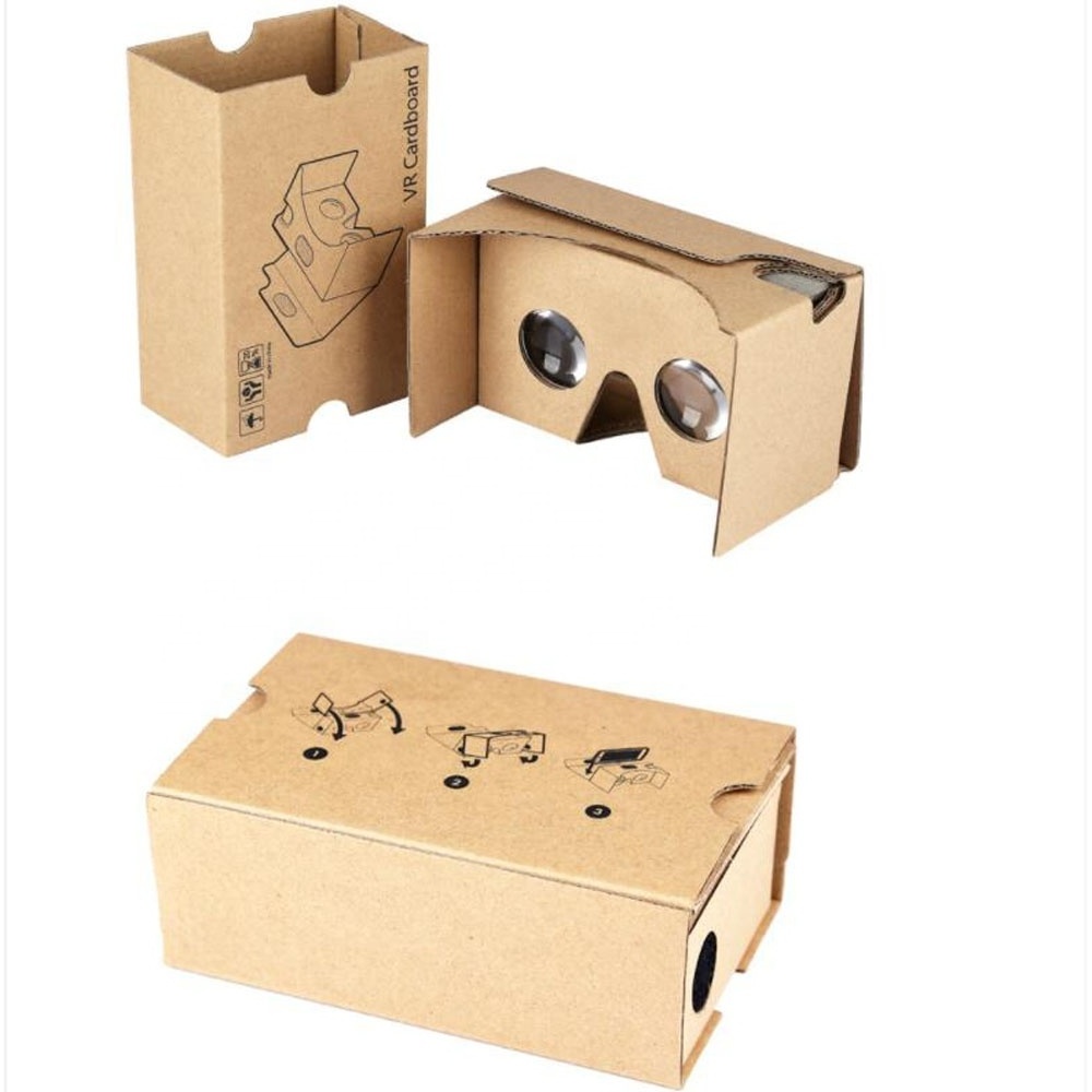 Customizable Cardboard Headset 3D Virtual Reality VR Glasses For Smart Phone Mobile Phones