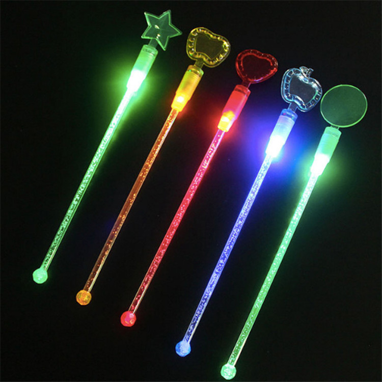 MY626 eco-friendly material flash plastic stirrer coffee cocktail stirrer custom drink stirrers