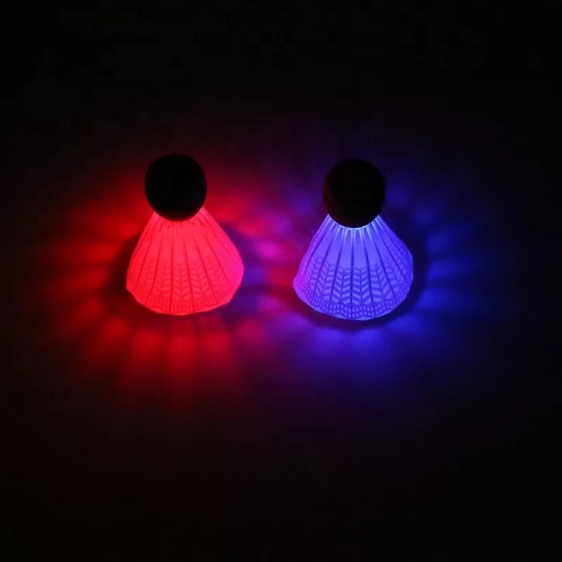 LED Flash Night Badminton Racket Light Fitness Entertainment Glow Badminton Racquet