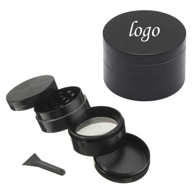 Free sample  grinders herbal smoking tobacco Zinc alloy 4 layers metal grinder  dry herb grinder custom logo