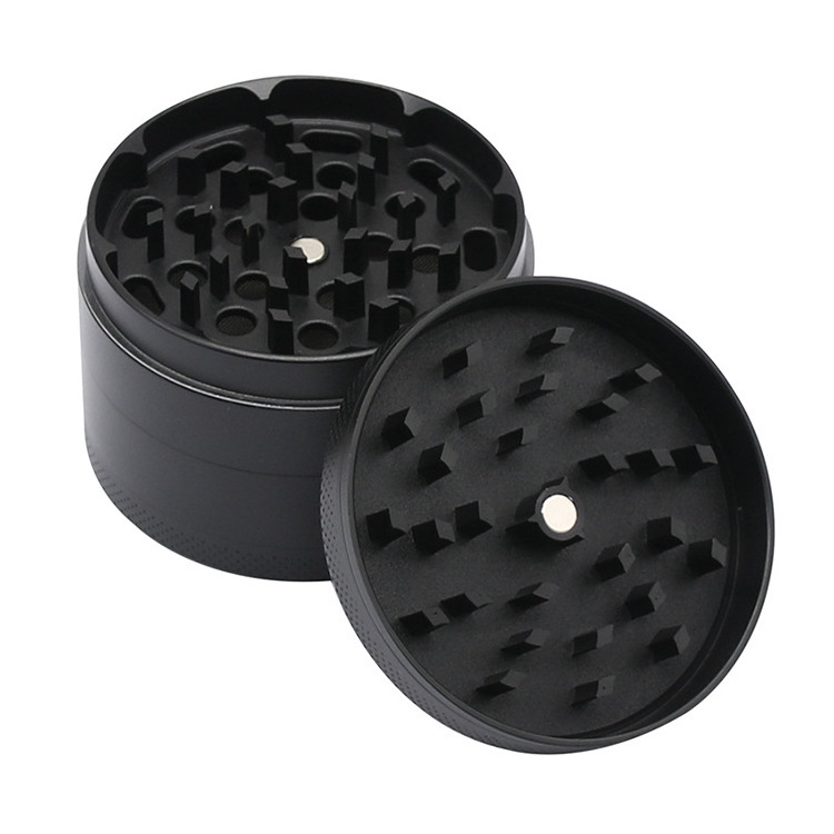 Free sample  grinders herbal smoking tobacco Zinc alloy 4 layers metal grinder  dry herb grinder custom logo