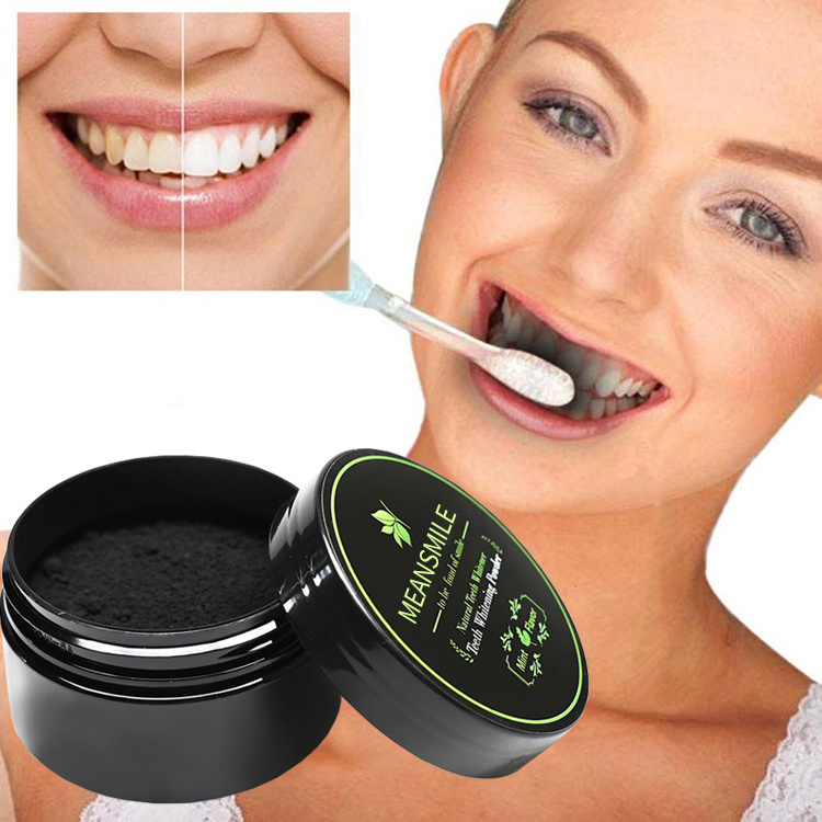 Factory Wholesale CE Approved Private Logo Activated Bamboo Charcoal Whitening Teeth Bleaching Powder Natural