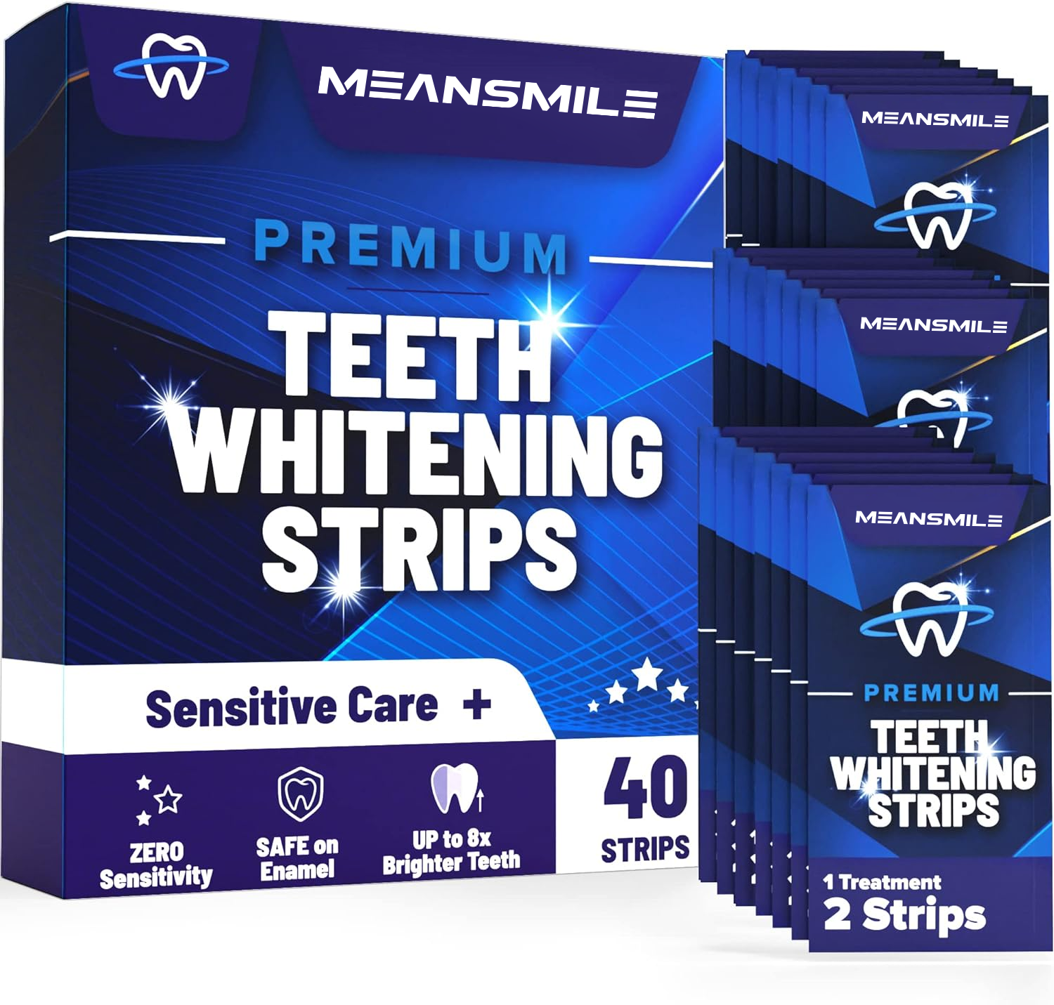 2024 New Cheap Luxury Package No Brand Home\Salon Use New Arrival Teeth Whitening Strips Bright White Smile