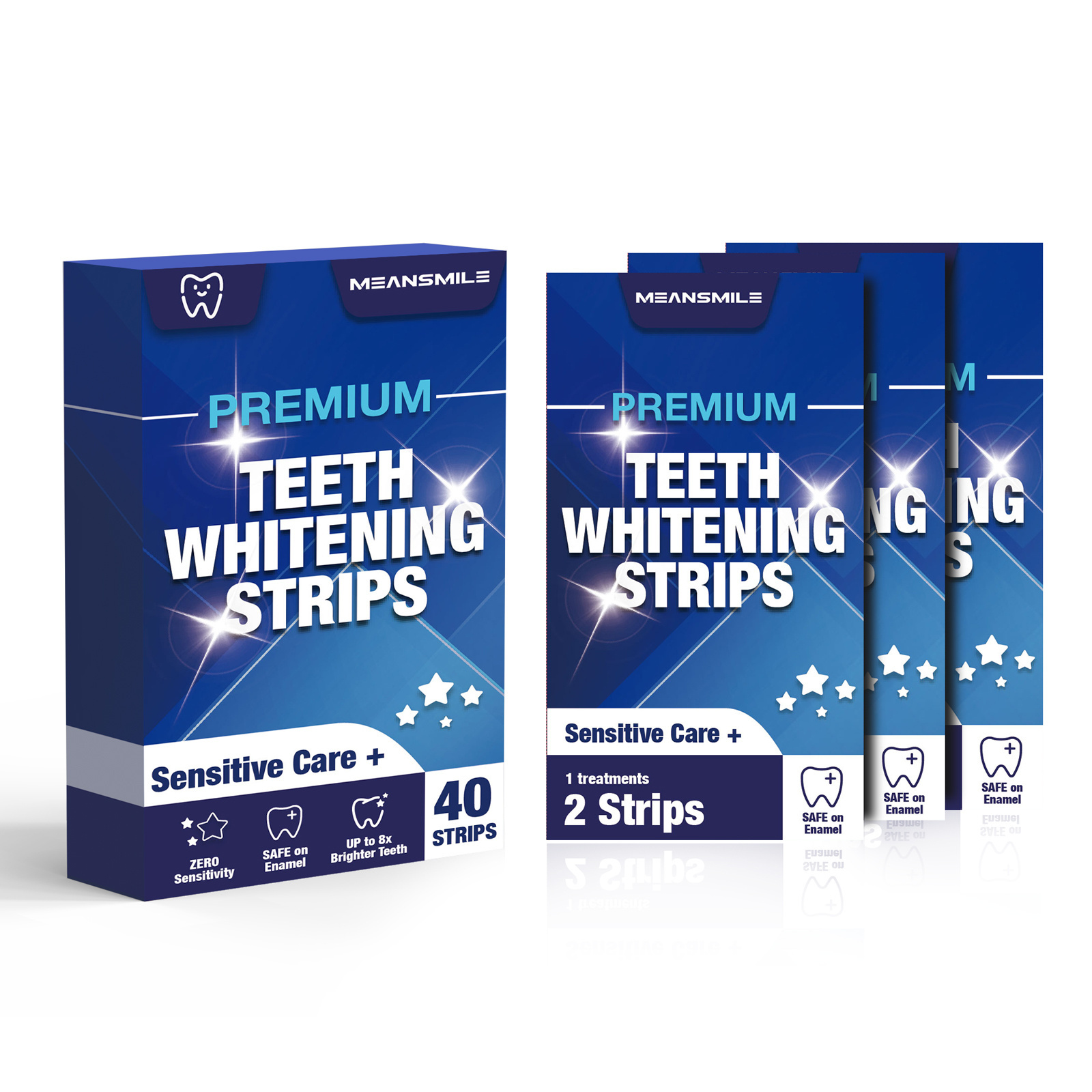 2024 New Cheap Luxury Package No Brand Home\Salon Use New Arrival Teeth Whitening Strips Bright White Smile