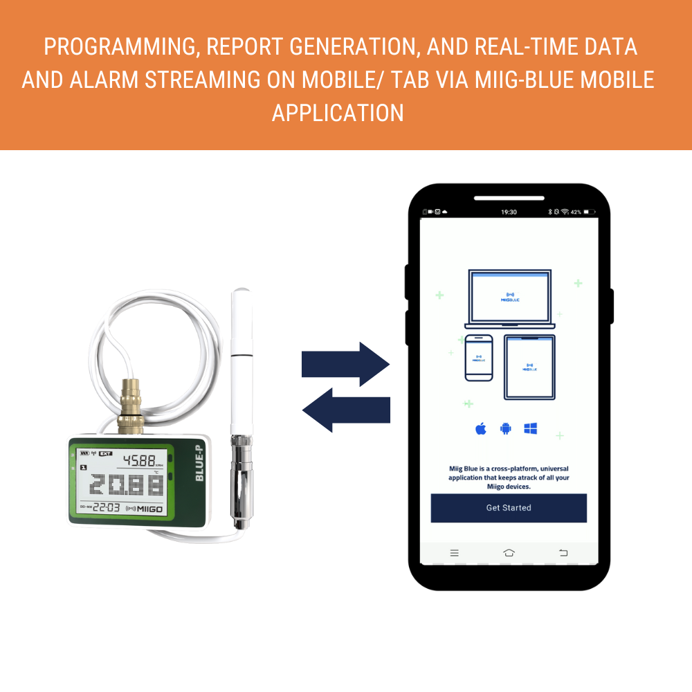 Hot Selling Wireless Digital Indoor Bluetooth Thermometer And Hygrometer Recording Datalogger Temperature Meter Sensor