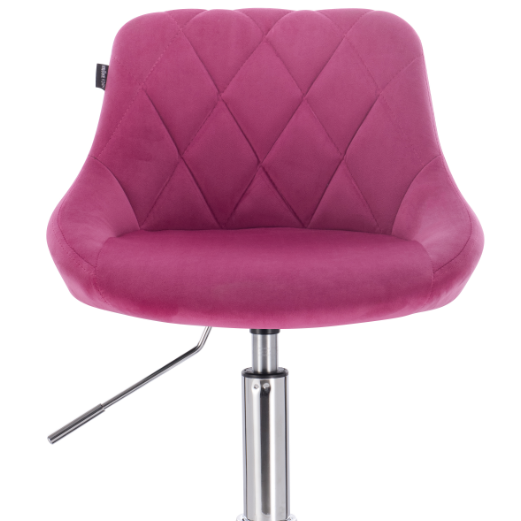 New Arrivals Modern Design Purple Velvet Height Adjustable Swivel Salon Barber Chair