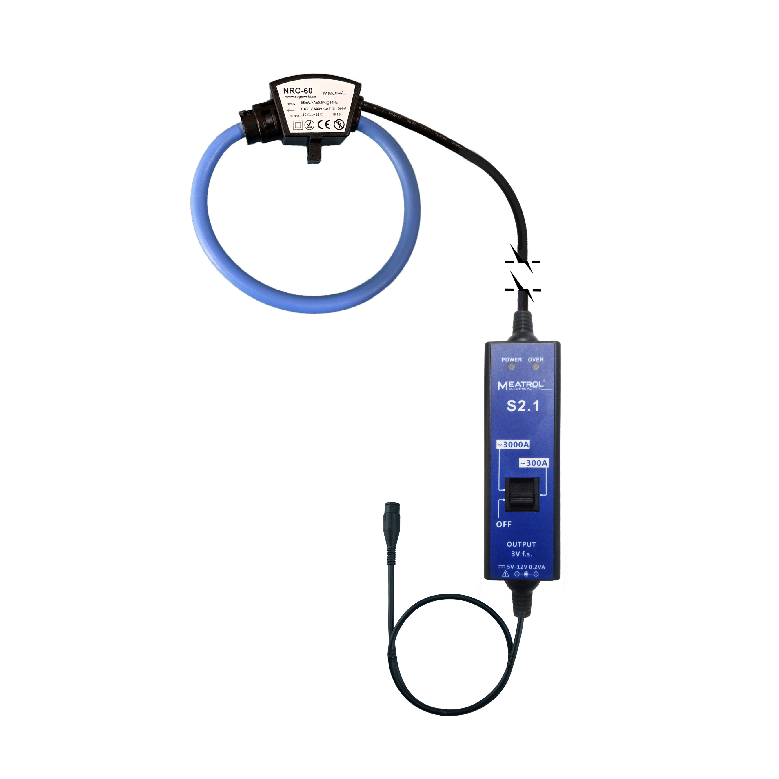 S2.1 Handheld Integrator with Two-Position Switching 3V AC Output & Customizable Inputs Type Current Transformer